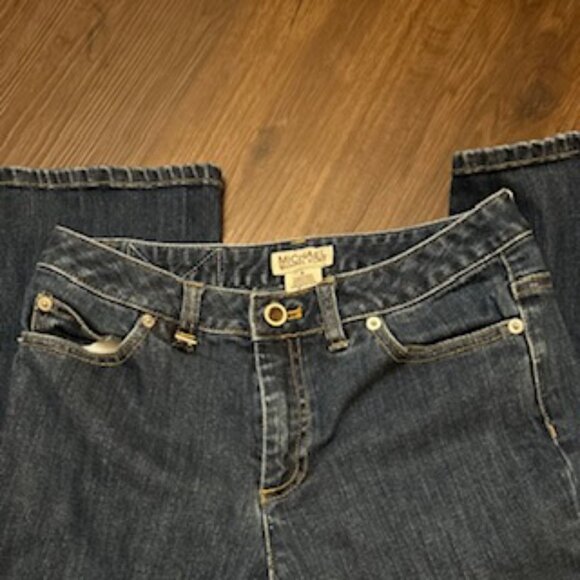 Michael Kors Wide Straight Leg Women's Mid-rise Jeans Sz 4 - Picture 9 of 12